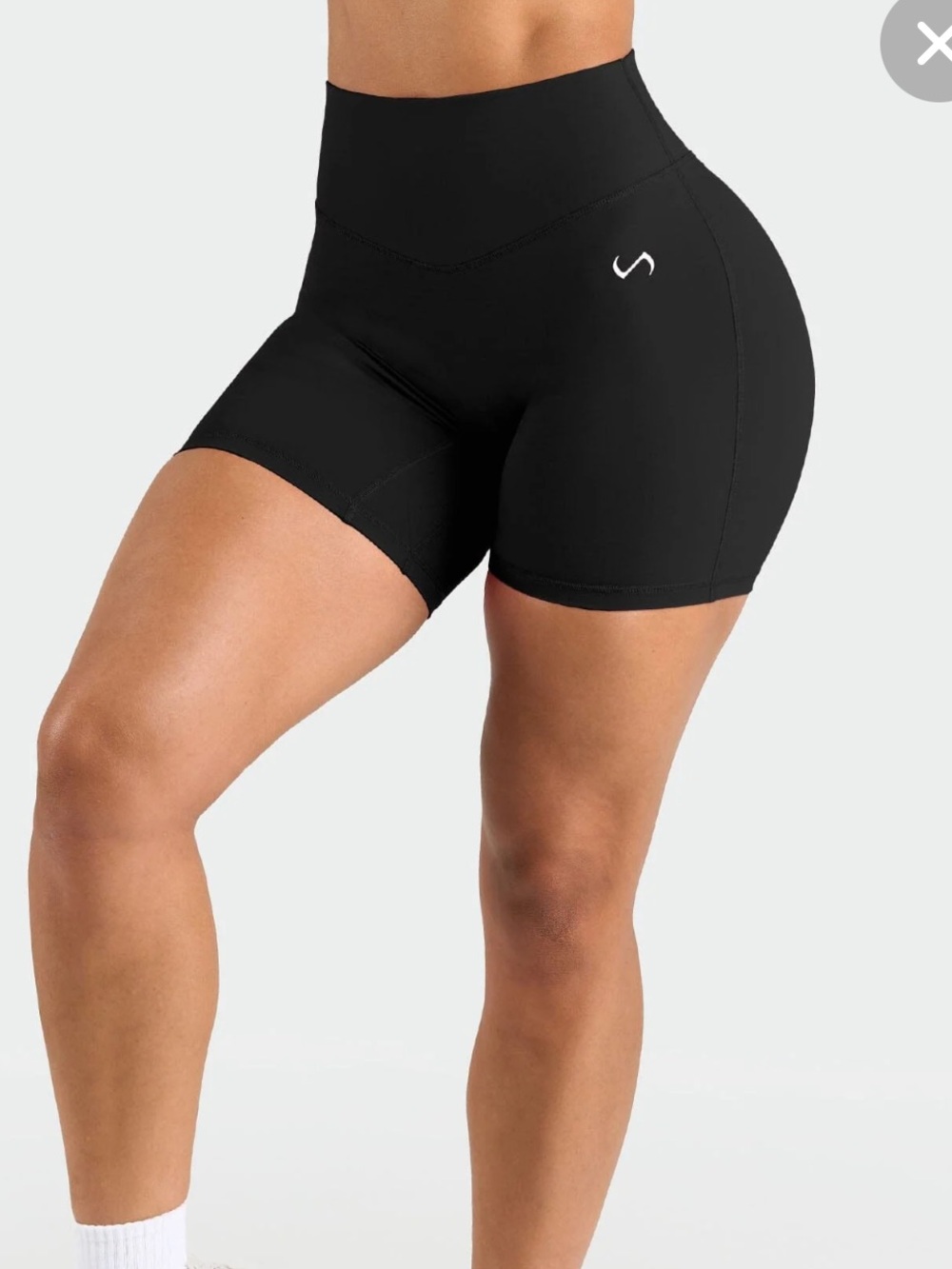 TLF Tempo Black High-Waist Bike Shorts